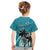 Personalized Saint Kitts and Nevis Coconut Palm Tree Kid T Shirt - Wonder Print Shop