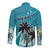 Personalized Saint Kitts and Nevis Coconut Palm Tree Long Sleeve Button Shirt - Wonder Print Shop