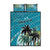 Personalized Saint Kitts and Nevis Coconut Palm Tree Quilt Bed Set - Wonder Print Shop