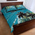 Personalized Saint Kitts and Nevis Coconut Palm Tree Quilt Bed Set - Wonder Print Shop