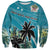 Personalized Saint Kitts and Nevis Coconut Palm Tree Sweatshirt - Wonder Print Shop