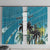 Personalized Saint Kitts and Nevis Coconut Palm Tree Window Curtain - Wonder Print Shop