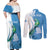 Personalized Guatemala Independence Day Couples Matching Off Shoulder Maxi Dress and Long Sleeve Button Shirt Since 1821 With Quetzal Bird - Wonder Print Shop