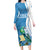 Personalized Guatemala Independence Day Long Sleeve Bodycon Dress Since 1821 With Quetzal Bird - Wonder Print Shop