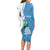 Personalized Guatemala Independence Day Long Sleeve Bodycon Dress Since 1821 With Quetzal Bird - Wonder Print Shop