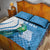 Personalized Guatemala Independence Day Quilt Bed Set Since 1821 With Quetzal Bird - Wonder Print Shop