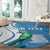 Personalized Guatemala Independence Day Round Carpet Since 1821 With Quetzal Bird