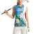 Personalized Guatemala Independence Day Women Sleeveless Polo Shirt Since 1821 With Quetzal Bird - Wonder Print Shop