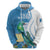 Personalized Guatemala Independence Day Zip Hoodie Since 1821 With Quetzal Bird - Wonder Print Shop