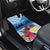 Personalized Guatemala Independence Day Car Mats With Tropical Flower - Wonder Print Shop