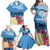 Personalized Guatemala Independence Day Family Matching Off Shoulder Maxi Dress and Hawaiian Shirt With Tropical Flower - Wonder Print Shop