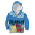 Personalized Guatemala Independence Day Kid Hoodie With Tropical Flower - Wonder Print Shop