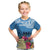 Personalized Guatemala Independence Day Kid T Shirt With Tropical Flower - Wonder Print Shop