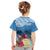 Personalized Guatemala Independence Day Kid T Shirt With Tropical Flower - Wonder Print Shop