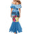 Personalized Guatemala Independence Day Mermaid Dress With Tropical Flower - Wonder Print Shop