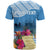 Personalized Guatemala Independence Day T Shirt With Tropical Flower - Wonder Print Shop