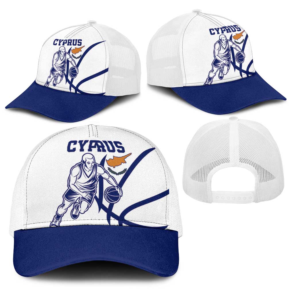 Cyprus Basketball Baseball Net Cap Go Champion - Wonder Print Shop