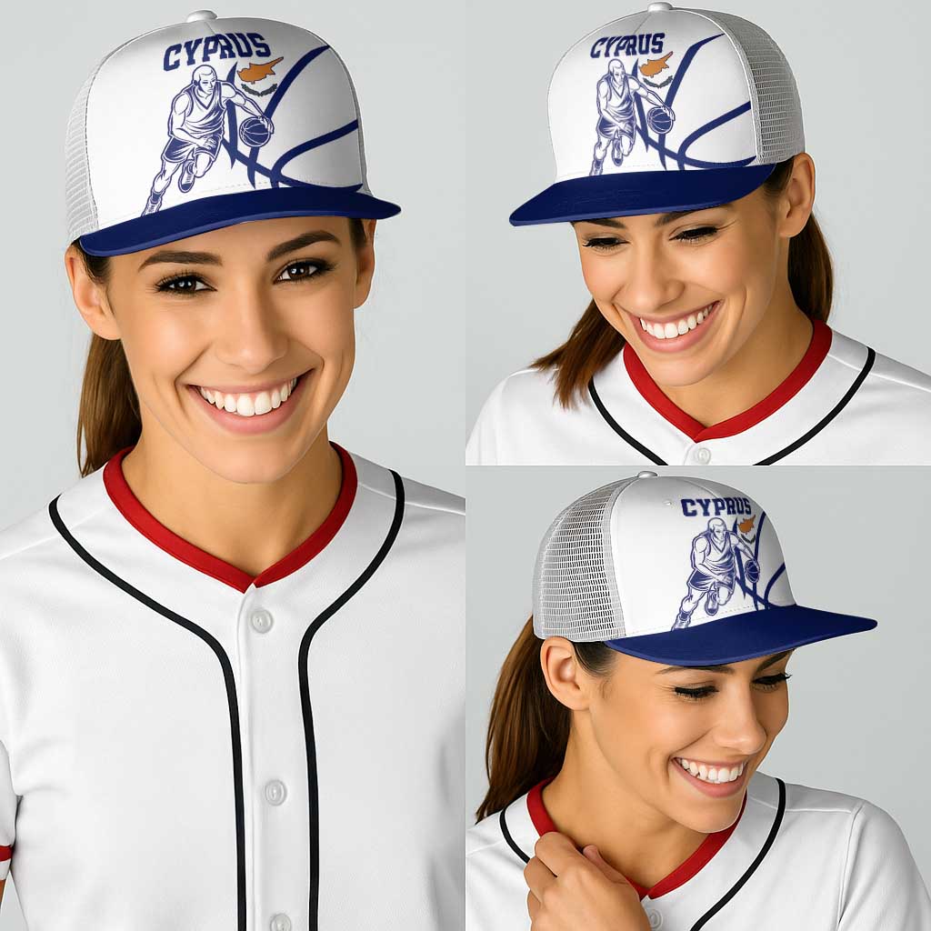 Cyprus Basketball Baseball Net Cap Go Champion - Wonder Print Shop