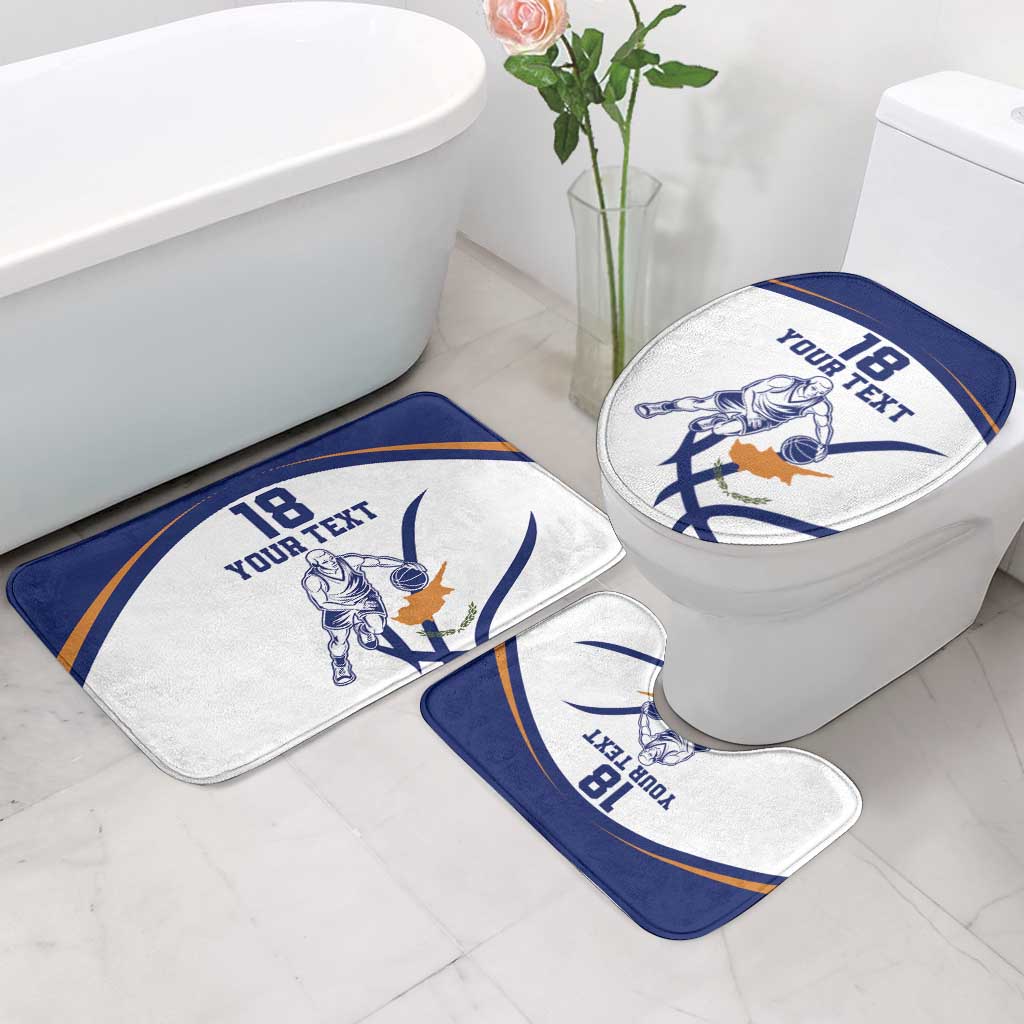 Cyprus Basketball Custom Bathroom Set Go Champion - Wonder Print Shop