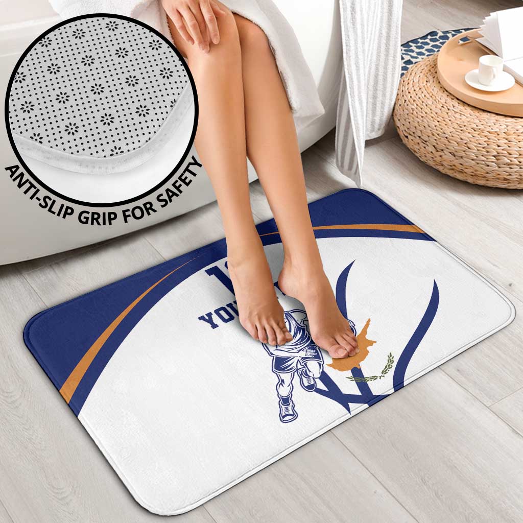 Cyprus Basketball Custom Bathroom Set Go Champion - Wonder Print Shop