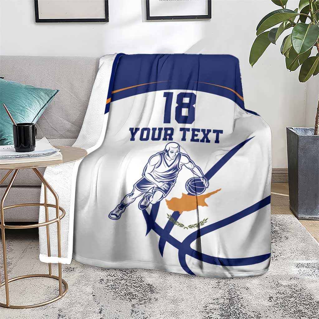 Cyprus Basketball Custom Blanket Go Champion - Wonder Print Shop