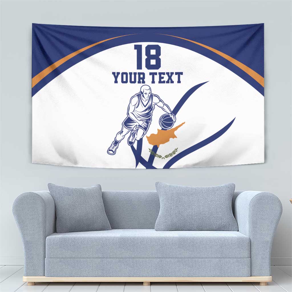 Cyprus Basketball Custom Tapestry Go Champion - Wonder Print Shop