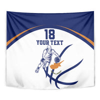 Cyprus Basketball Custom Tapestry Go Champion - Wonder Print Shop
