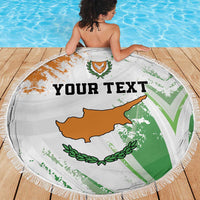 Custom Cyprus Beach Blanket Sporty Style - Wonder Print Shop