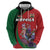 Personalized Kenya Lilac Breasted Roller Hoodie With Violet Flowers