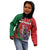 Personalized Kenya Lilac Breasted Roller Kid Hoodie With Violet Flowers