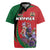 Personalized Kenya Lilac Breasted Roller Rugby Jersey With Violet Flowers