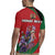 Personalized Kenya Lilac Breasted Roller Rugby Jersey With Violet Flowers