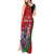 Personalized Kenya Lilac Breasted Roller Tank Maxi Dress With Violet Flowers