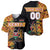 Custom Kenya Coat Of Arms Baseball Jersey With Kente Patterns LT18