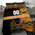 Custom Kenya Coat Of Arms Bedding Set With Kente Patterns