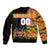 Custom Kenya Coat Of Arms Bomber Jacket With Kente Patterns LT18