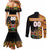 Custom Kenya Coat Of Arms Couples Matching Mermaid Dress and Long Sleeve Button Shirt With Kente Patterns LT18