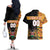 Custom Kenya Coat Of Arms Couples Matching Off The Shoulder Long Sleeve Dress and Hawaiian Shirt With Kente Patterns LT18