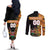 Custom Kenya Coat Of Arms Couples Matching Off The Shoulder Long Sleeve Dress and Long Sleeve Button Shirt With Kente Patterns LT18