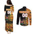 Custom Kenya Coat Of Arms Couples Matching Puletasi and Long Sleeve Button Shirt With Kente Patterns LT18