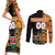 Custom Kenya Coat Of Arms Couples Matching Short Sleeve Bodycon Dress and Long Sleeve Button Shirt With Kente Patterns LT18