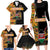 Custom Kenya Coat Of Arms Family Matching Long Sleeve Bodycon Dress and Hawaiian Shirt With Kente Patterns LT18