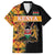 Custom Kenya Coat Of Arms Family Matching Long Sleeve Bodycon Dress and Hawaiian Shirt With Kente Patterns LT18