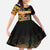 Custom Kenya Coat Of Arms Family Matching Mermaid Dress and Hawaiian Shirt With Kente Patterns LT18