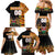 Custom Kenya Coat Of Arms Family Matching Mermaid Dress and Hawaiian Shirt With Kente Patterns LT18