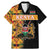 Custom Kenya Coat Of Arms Family Matching Mermaid Dress and Hawaiian Shirt With Kente Patterns LT18