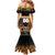 Custom Kenya Coat Of Arms Family Matching Mermaid Dress and Hawaiian Shirt With Kente Patterns LT18