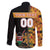 Custom Kenya Coat Of Arms Family Matching Off The Shoulder Long Sleeve Dress and Hawaiian Shirt With Kente Patterns LT18