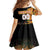 Custom Kenya Coat Of Arms Family Matching Off Shoulder Short Dress and Hawaiian Shirt With Kente Patterns LT18