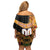 Custom Kenya Coat Of Arms Family Matching Off Shoulder Short Dress and Hawaiian Shirt With Kente Patterns LT18